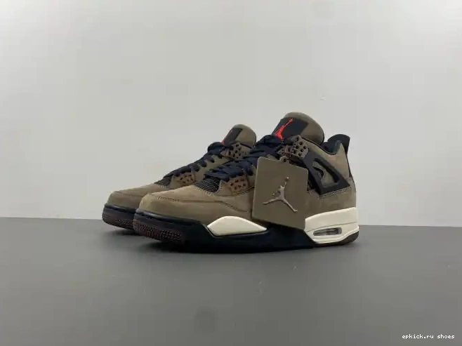 Air Travis Scott Jordan x 4 TS AJ4-882335 Retro Brown 0521